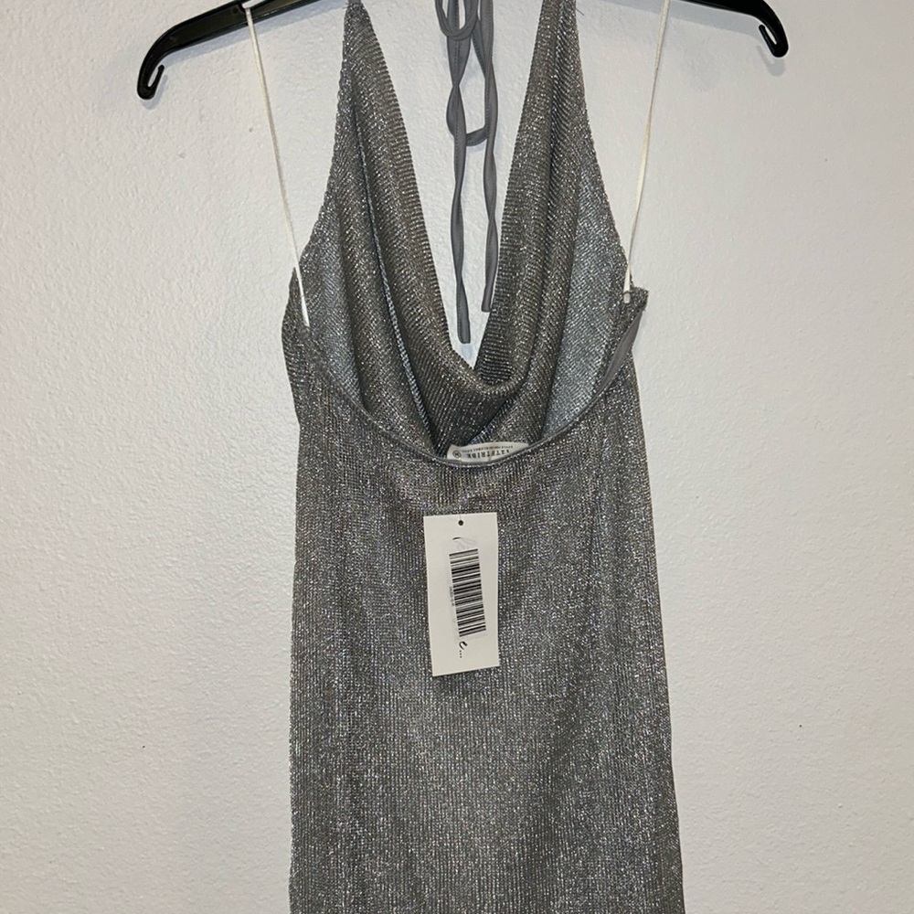 Silver glittery dress from 12th Tribe! Great for festivals! - Picture 4 of 4